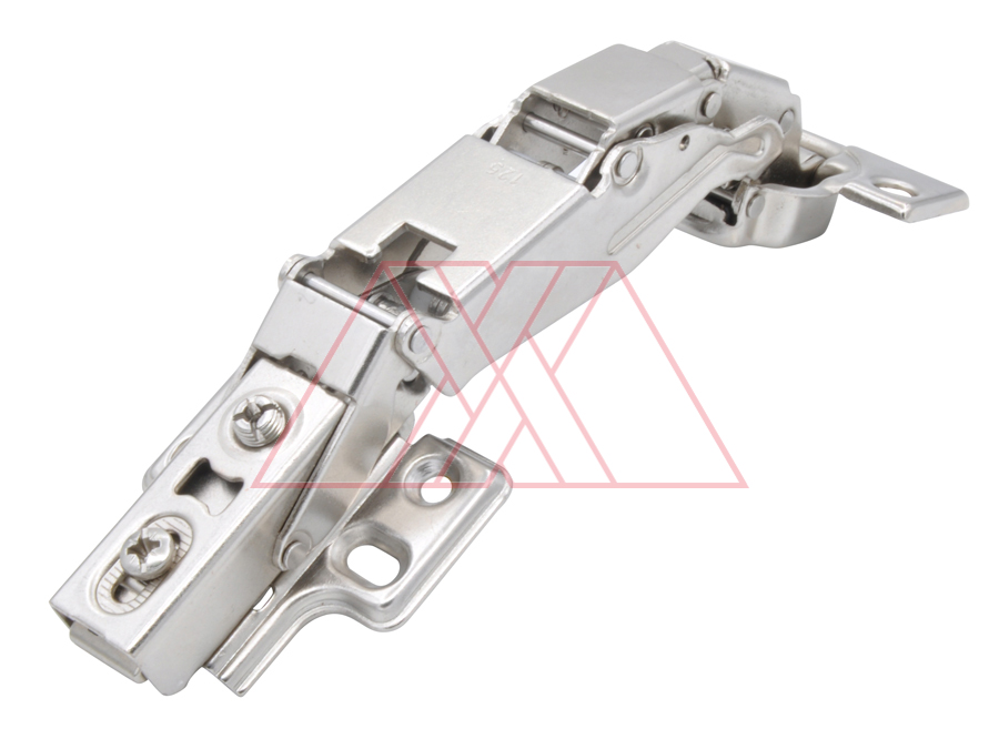 Soft-closing hinge, 125°, clip-on