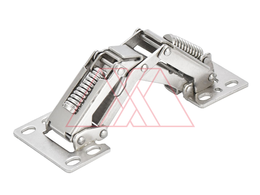 Hinge w/o cup,soft closing, 90°