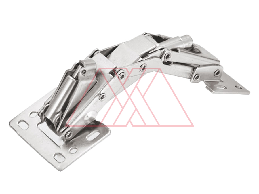 Hinge w/o cup,soft closing, 150°
