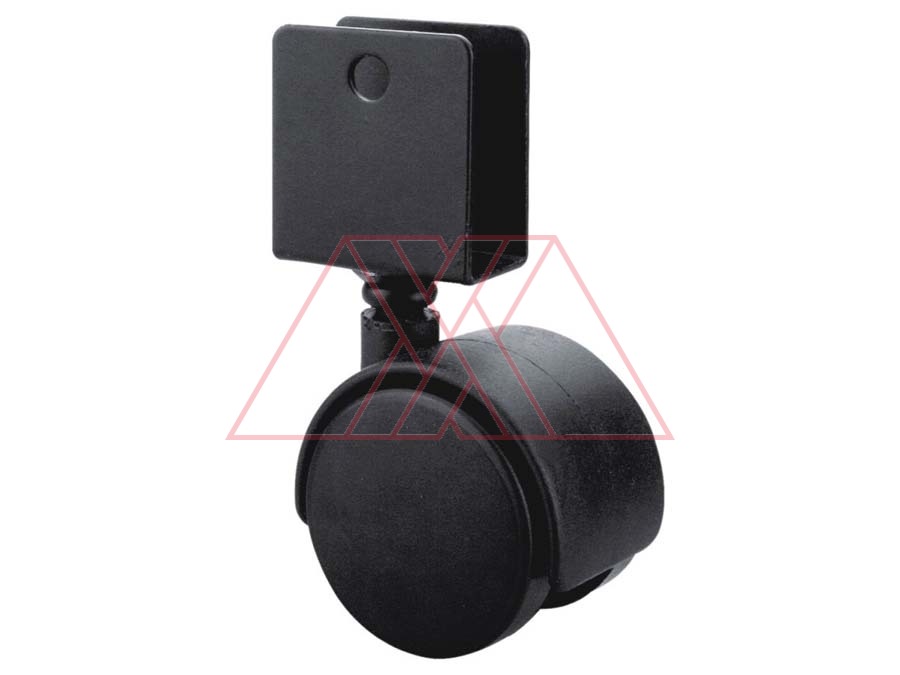 Castor, w/ U-canal, without brake