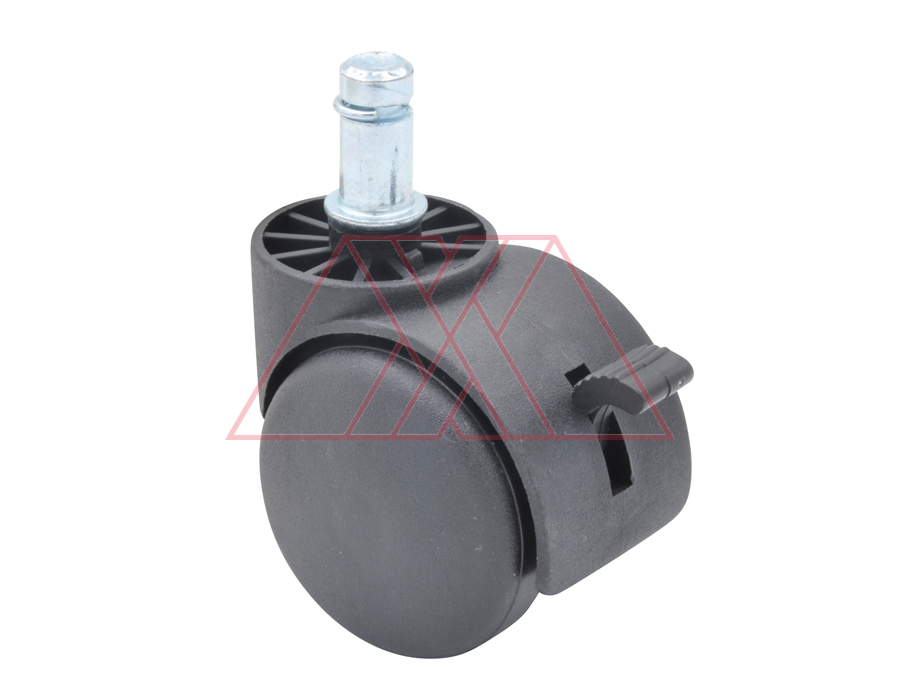 Castor, w/ pin, with brake