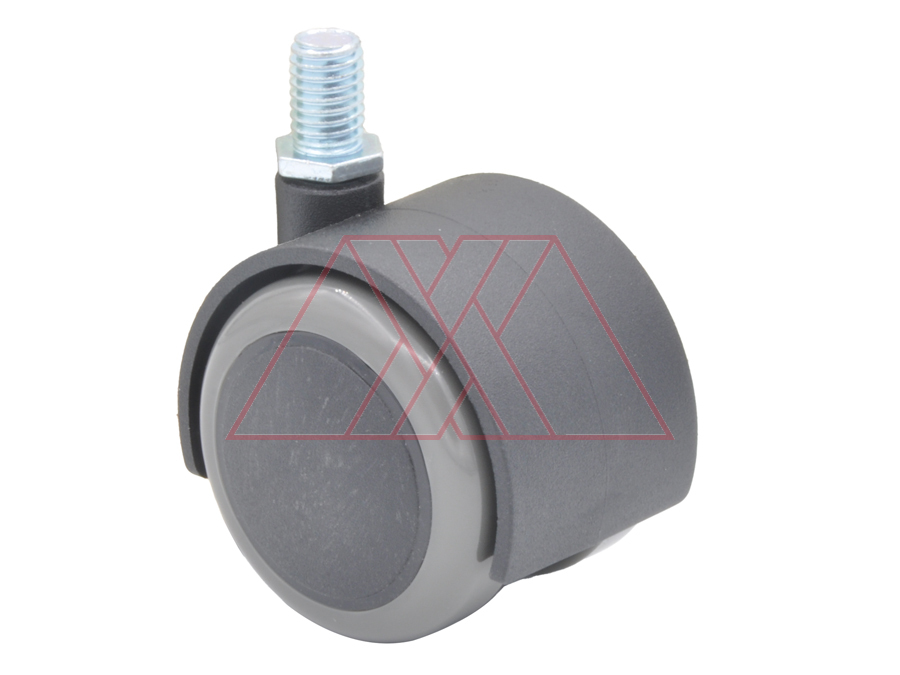 Castor PU, w/ thread, without brake