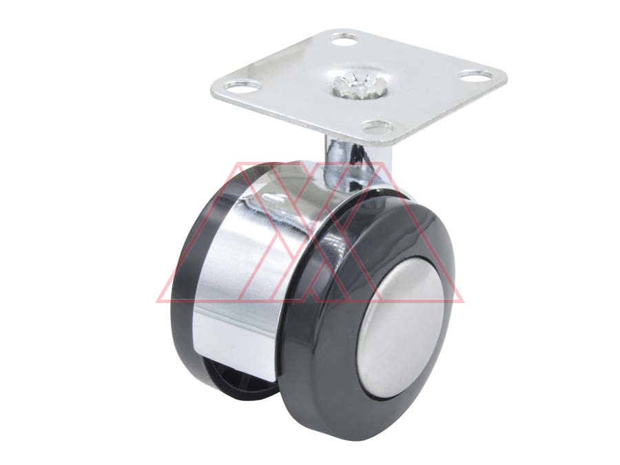 Castor, w/ plate, without brake