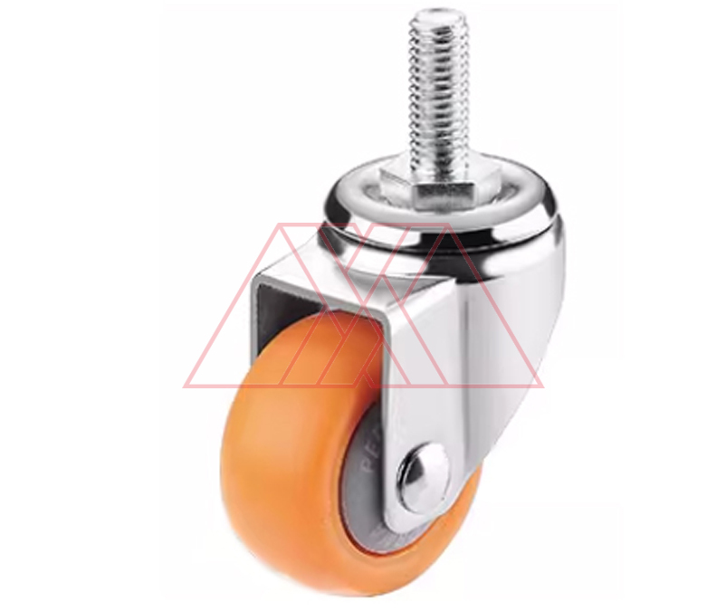 Rueda de acero, con rosca