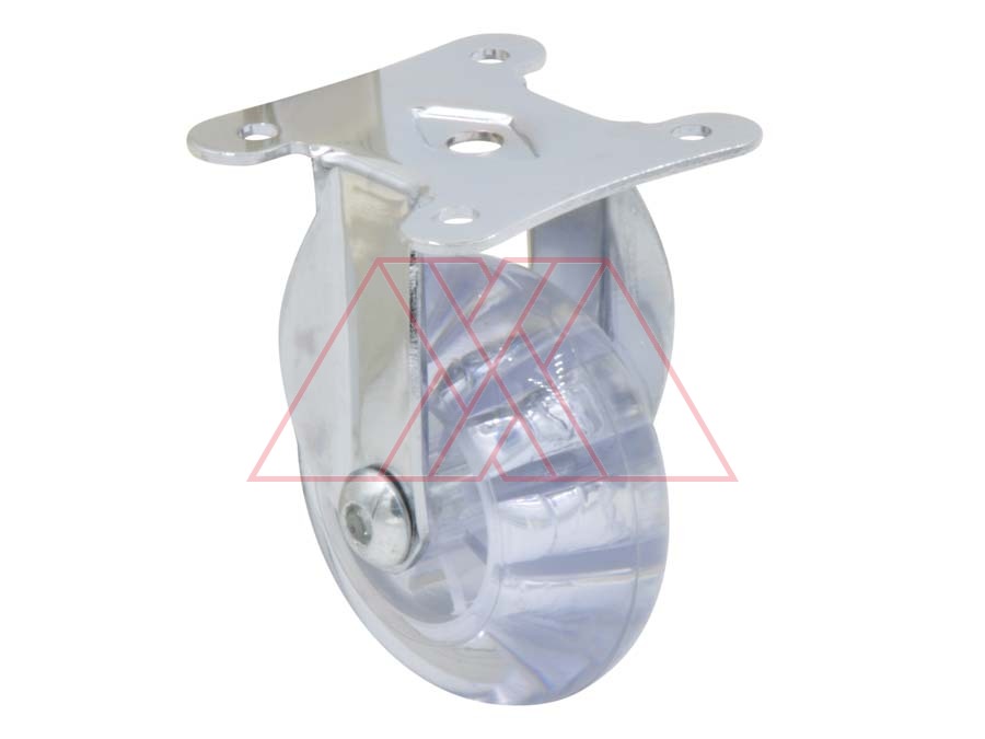 Steel castor,
