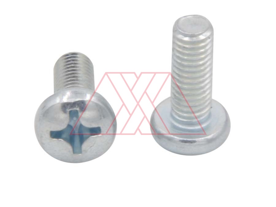 Bolt with round flat head ~DIN7985