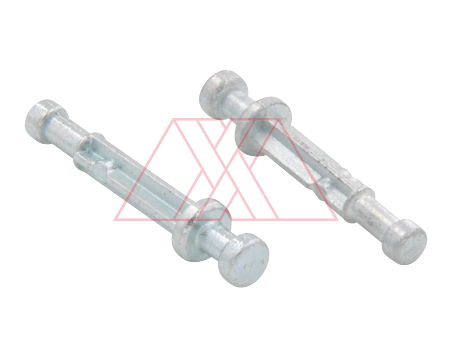 Double sided dowel for shelf top