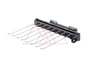 Clothes hanger with sliders