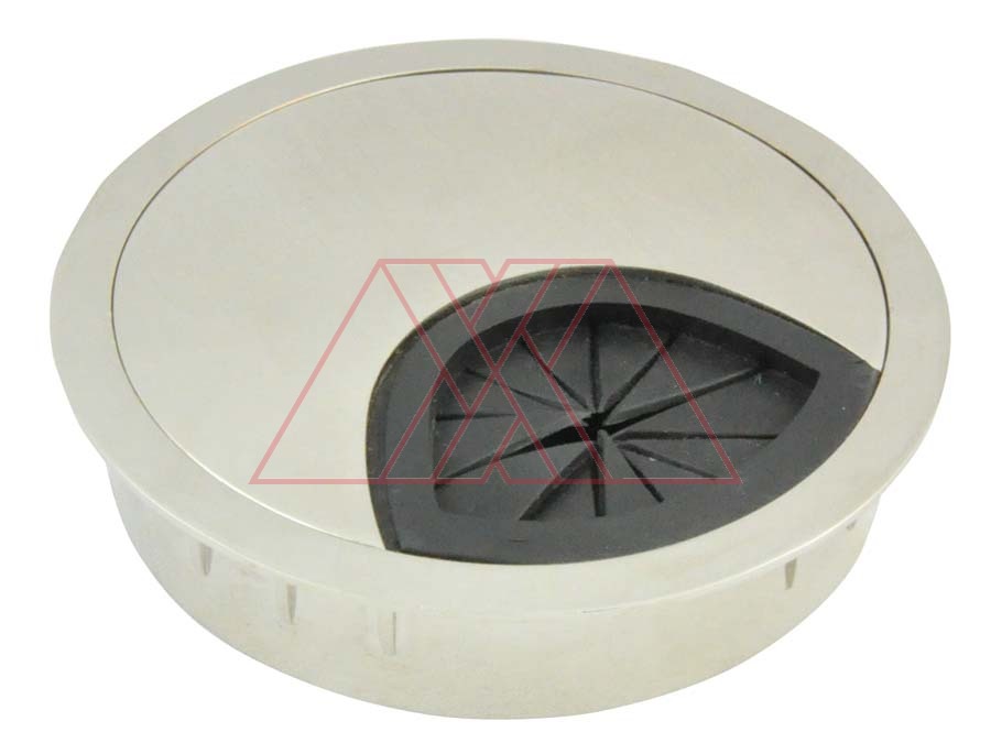 Kablo kanal, yuvarlak (zamak, lastikli)