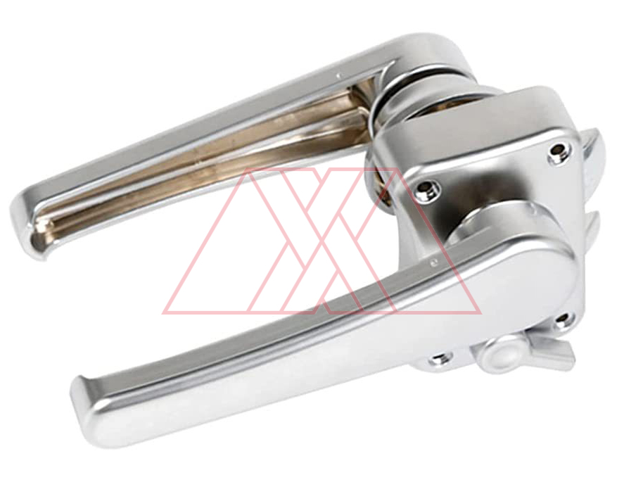 Washroom door handle