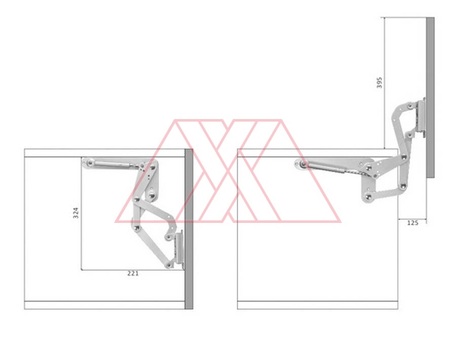 MXXG-403-x2_3 | Vertical flap lift