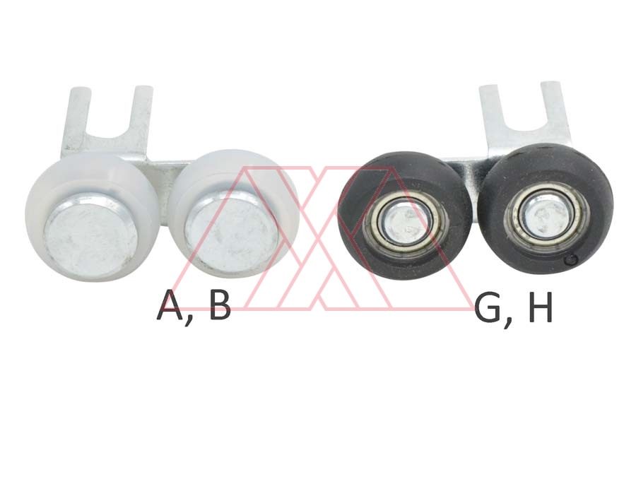 MXXI-405-x2 | Upper roller (asymmetric)