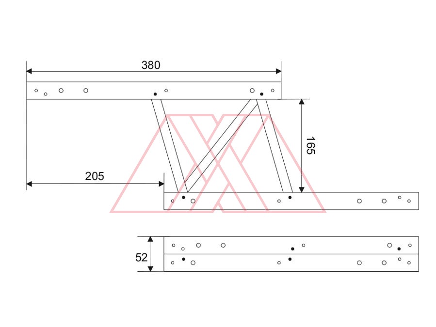 MXXR-201-q | Folding table mechanism